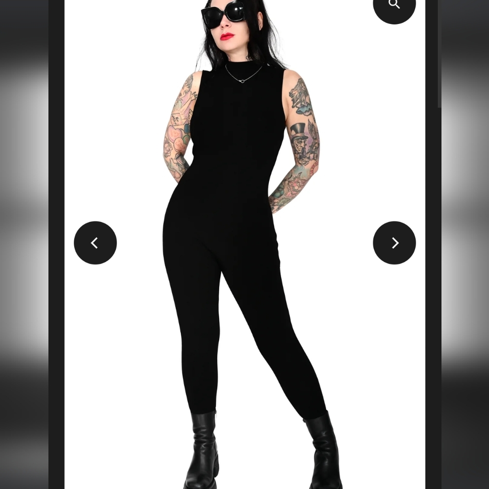 Foxblood High Neck Catsuit